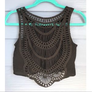 H&M Crochet back Top